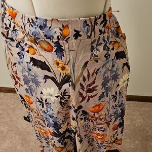 Chico's Floral Print Pants - Multicolor